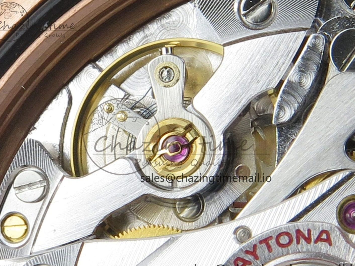 1227 TechFriendly Daytona 126505 RG QF 1:1 Best Edition RG Black Dial Crystal Markers On RG Bracelet SH4131 V6 (Gain Weight) 303